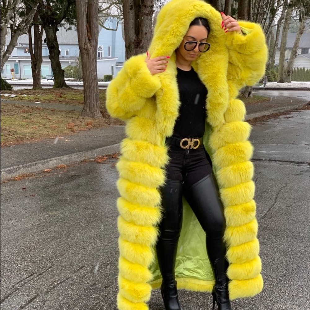 ISO !! FUR COAT (OVERSIZED COLLAR)
